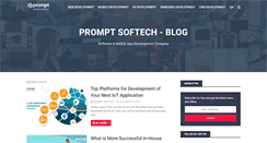 Desktop Screenshot of blog.promptsoftech.com
